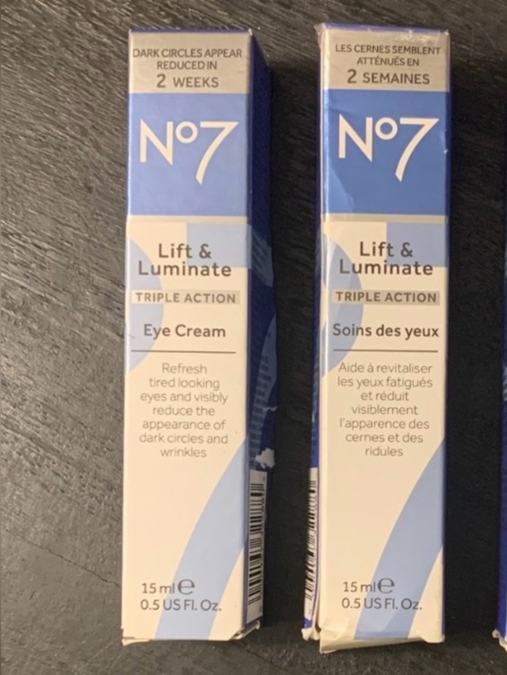No7 Lift & Luminate Eye Cream formula designed for delicate skin around the eye.